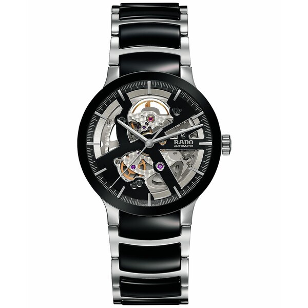 ラド メンズ 腕時計 アクセサリー Men's Swiss Automatic Centrix Open Heart Two-Tone Stainless Steel & High Tech Ceramic Bracelet W