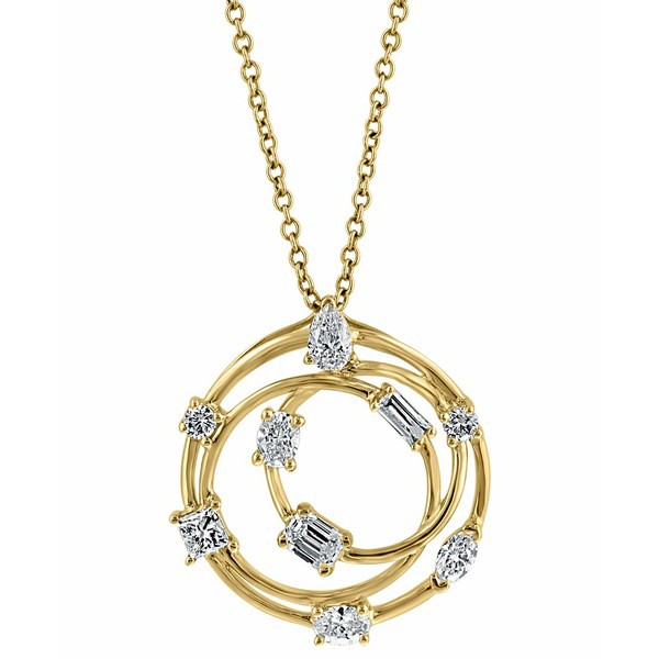 エフィー コレクション レディース ネックレス・チョーカー・ペンダントトップ アクセサリー EFFY® Diamond Multi-Cut Multi-Circle