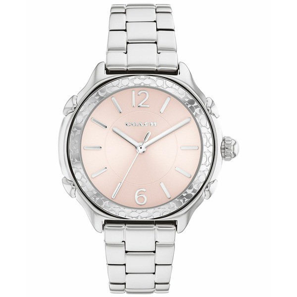 コーチ レディース 腕時計 アクセサリー Women's Suzie Stainless Steel Bracelet Watch 36mm Silver