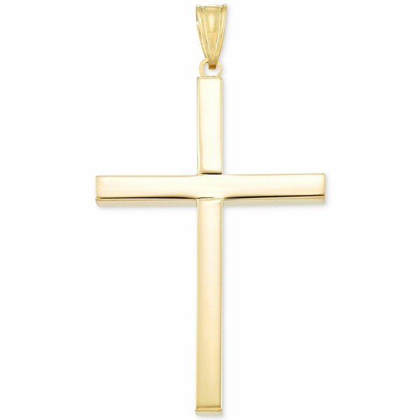 イタリアン ゴールド レディース ネックレス・チョーカー・ペンダントトップ アクセサリー Cross Pendant in 14k Gold Yellow Gold