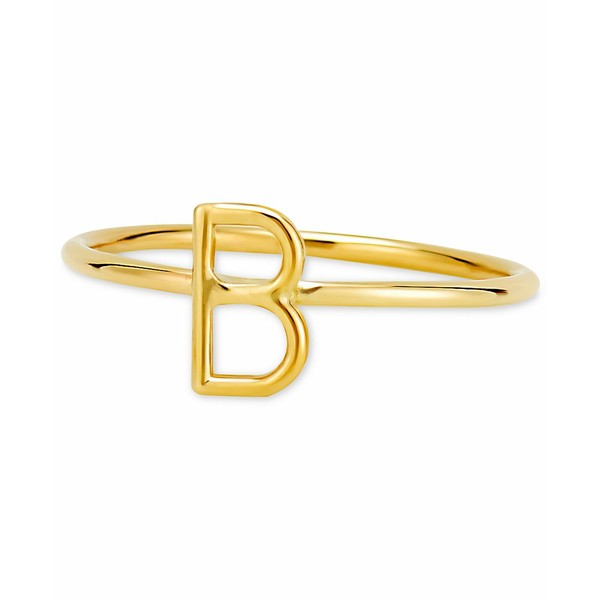 サラクロエ レディース リング アクセサリー Amelia Initial Monogram Ring in 14k Gold B