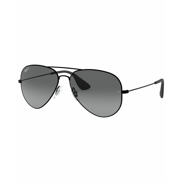 レイバン レディース サングラス＆アイウェア アクセサリー Unisex Polarized Sunglasses, RB3558 58 Black