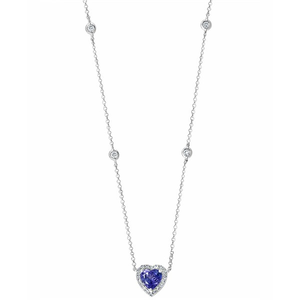 エフィー コレクション レディース ネックレス・チョーカー・ペンダントトップ アクセサリー EFFY® Tanzanite (5/8 ct. t.w.) & Diam