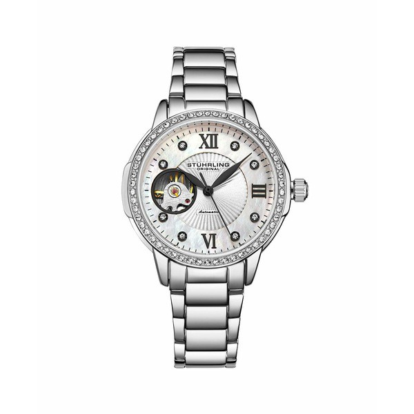 スターリング レディース 腕時計 アクセサリー Women's Silver Tone Stainless Steel Bracelet Watch 36mm Silver