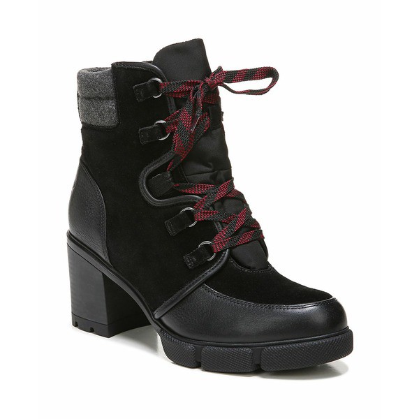 ナチュライザー レディース ブーツ＆レインブーツ シューズ Myla Lug Sole Booties Black Leather/Suede/Fabric