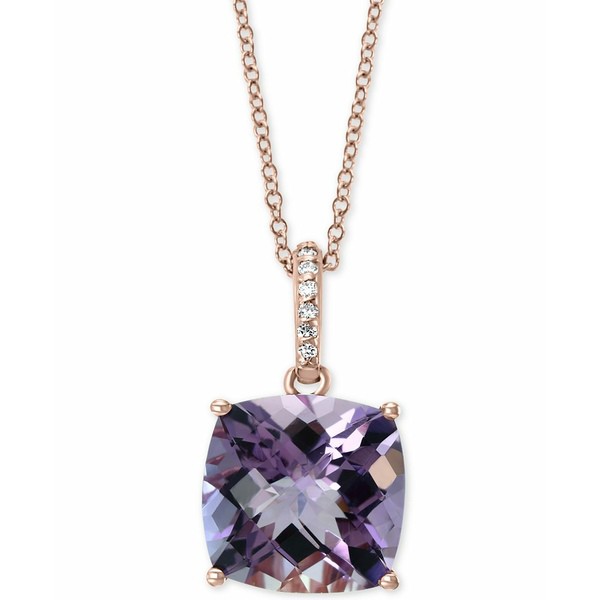 エフィー コレクション レディース ネックレス・チョーカー・ペンダントトップ アクセサリー Effy Amethyst (5-3/8 ct. t.w.) and Diamon