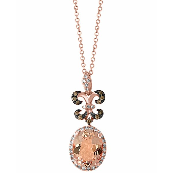 エフィー コレクション レディース ネックレス・チョーカー・ペンダントトップ アクセサリー EFFY® Morganite (2-1/3 ct. t.w.) & Di