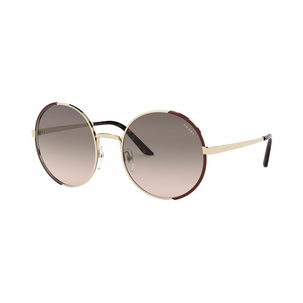 プラダ レディース サングラス＆アイウェア アクセサリー Sunglasses, PR 59XS 57 PALE GOLD/BROWN/BROWN GRADIENT