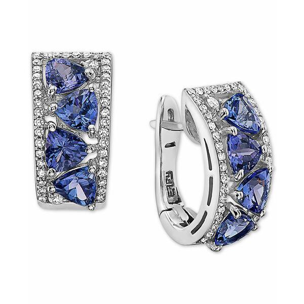 エフィー コレクション レディース ピアス＆イヤリング アクセサリー EFFY® Tanzanite (3-1/20 ct. t.w.) & Diamond (1/2 ct. t.w.)