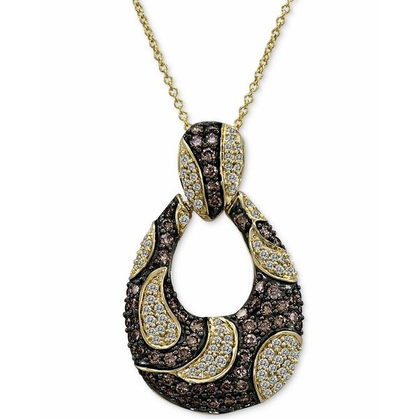 ルヴァン レディース ネックレス・チョーカー・ペンダントトップ アクセサリー Chocolatier® Diamond Loop 18" Pendant Necklace (1-