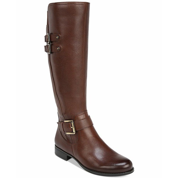 ナチュライザー レディース ブーツ＆レインブーツ シューズ Jessie Wide Calf Riding Boots Chocolate