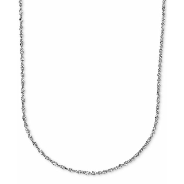 イタリアン ゴールド レディース ネックレス・チョーカー・ペンダントトップ アクセサリー 18" Perfectina Chain Necklace (1-1/3mm) in