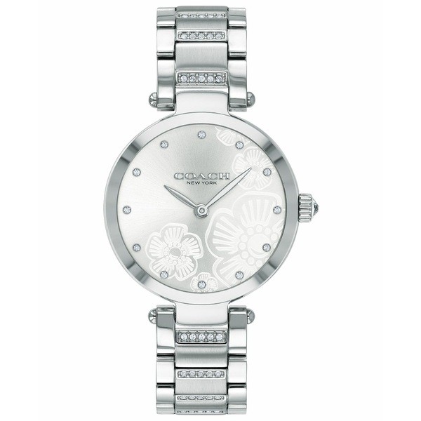 コーチ レディース 腕時計 アクセサリー Women's Park Stainless Steel Bracelet Watch 30mm Silver