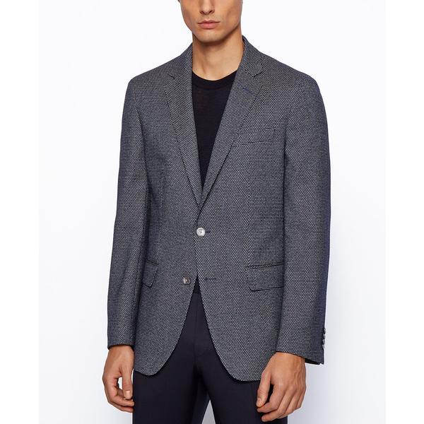 人気定番 ヒューゴボス メンズ Blue Dark Jacket Slim Fit Hartlay Men S Boss アウター ジャケット ブルゾン その他ジャケット アウター Sutevalle Org