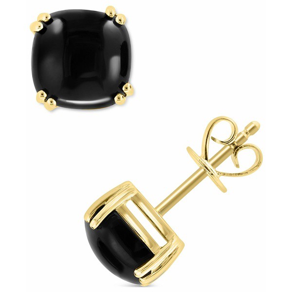 エフィー コレクション レディース ピアス＆イヤリング アクセサリー EFFY® Onyx Stud Earrings in 14k Gold 14K Yellow Gold