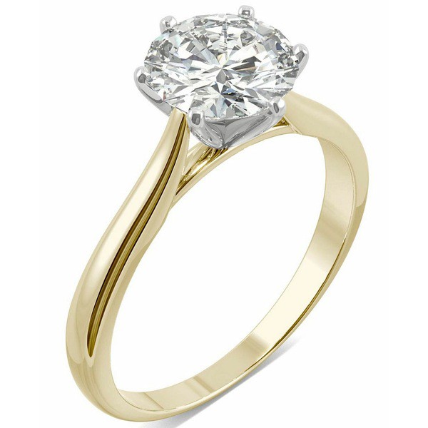 チャールズ アンド コルバード レディース リング アクセサリー Moissanite Solitaire Engagement Ring 1-1/2 ct. t.w. Diamond Equivale