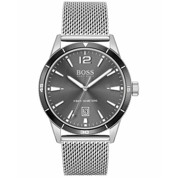 ボス メンズ 腕時計 アクセサリー Drifter Men's Stainless Steel Strap Watch 42mm Silver