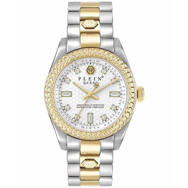 フィリッププレイン レディース 腕時計 アクセサリー Women's Queen Two-Tone Stainless Steel Bracelet Watch 36mm Two Tone