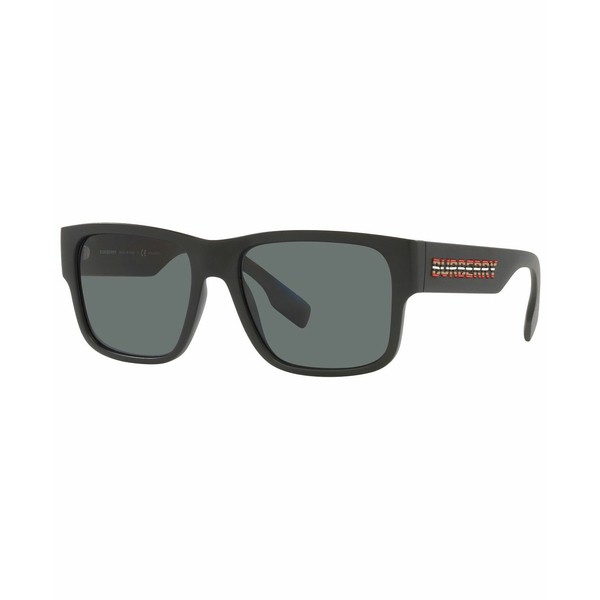 バーバリー メンズ サングラス・アイウェア アクセサリー Men's Polarized Sunglasses, BE4358 KNIGHT 57 Black