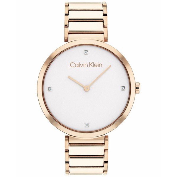 カルバンクライン レディース 腕時計 アクセサリー Rose Gold-Tone Bracelet Watch 36mm Rose Gold