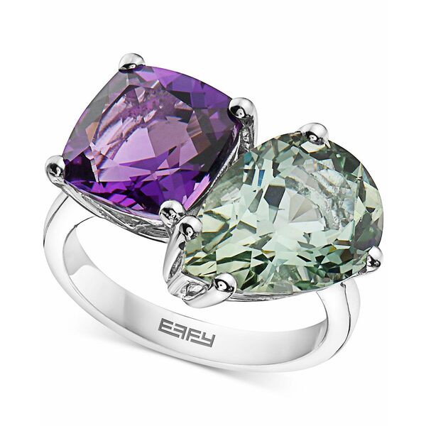 エフィー コレクション レディース リング アクセサリー EFFY® Amethyst (3-7/8 ct. t.w.) & Green Quartz (5-3/8 ct. t.w.) in Ster