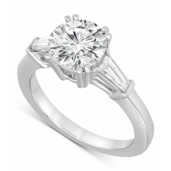 バッジェリーミシュカ レディース リング アクセサリー Certified Lab Grown Diamond Engagement Ring (2-1/2 ct. t.w.) in 14k White Go