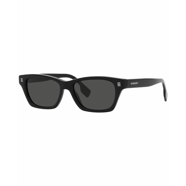 バーバリー メンズ サングラス・アイウェア アクセサリー Men's Sunglasses, BE4357 KENNEDY 53 Black