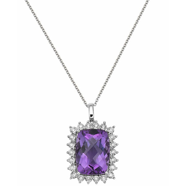 エフィー コレクション レディース ネックレス・チョーカー・ペンダントトップ アクセサリー EFFY® Amethyst (9-7/8 ct. t.w.) & Dia