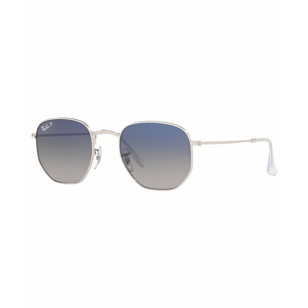 レイバン レディース サングラス＆アイウェア アクセサリー Sunglasses, RB3548N 51 SILVER/BLUE GRADIENT POLAR