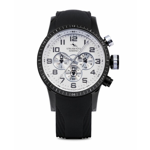 ストルメント マリーノ メンズ 腕時計 アクセサリー Men's Missouri Professional Scuba Black Silicone Performance Timepiece Watch 46