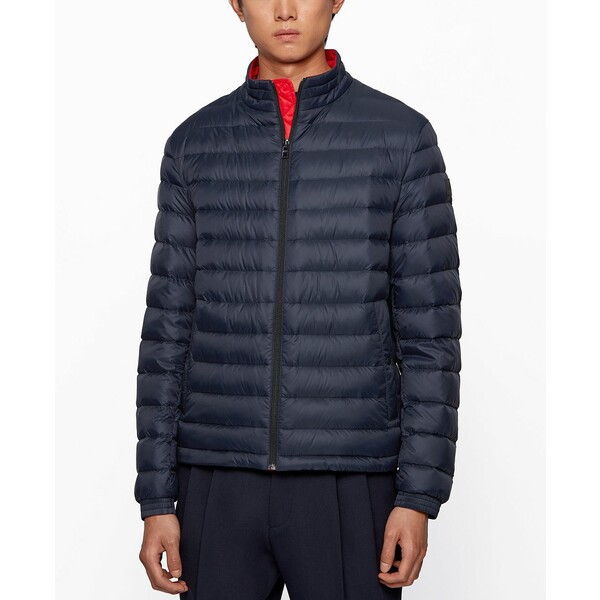 ヒューゴボス メンズ ジャケット＆ブルゾン アウター BOSS Men's Chorus Packable Down Jacket Dark Blue