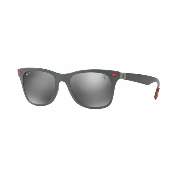 レイバン メンズ サングラス・アイウェア アクセサリー Sunglasses, RB4195M SCUDERIA FERRARI COLLECTION MATTE GREY/GREY MIRROR