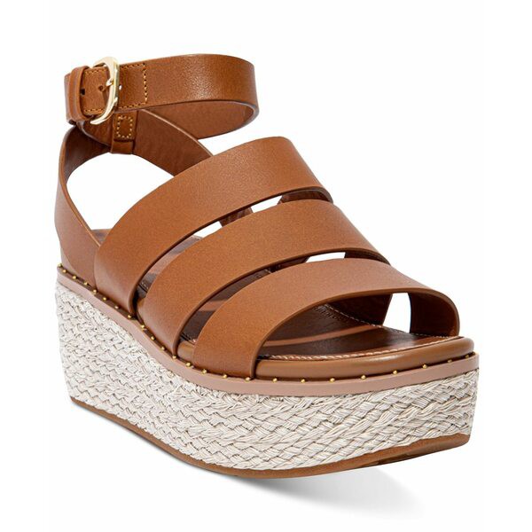 フィットフロップ レディース サンダル シューズ Women's Eloise Ankle-Strap Espadrille Sandals Light Tan