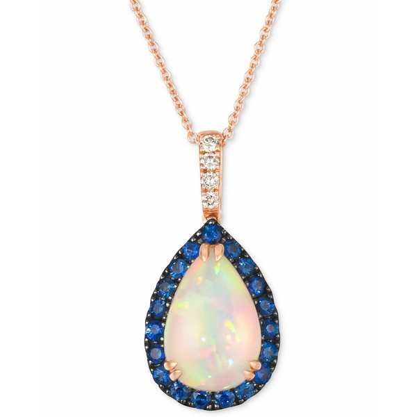 ルヴァン レディース ネックレス・チョーカー・ペンダントトップ アクセサリー Creme Brulee® Neopolitan Opal (1-1/2 ct. t.w.), Bl