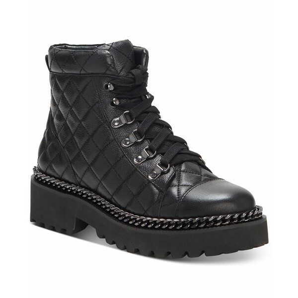 ヴィンスカムート レディース ブーツ＆レインブーツ シューズ Women's Maissa Lug Sole Booties Black