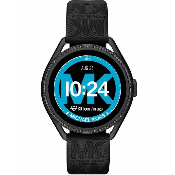 マイケルコース レディース 腕時計 アクセサリー Access Gen 5e MKGO Black Rubber Smartwatch 43mm Black