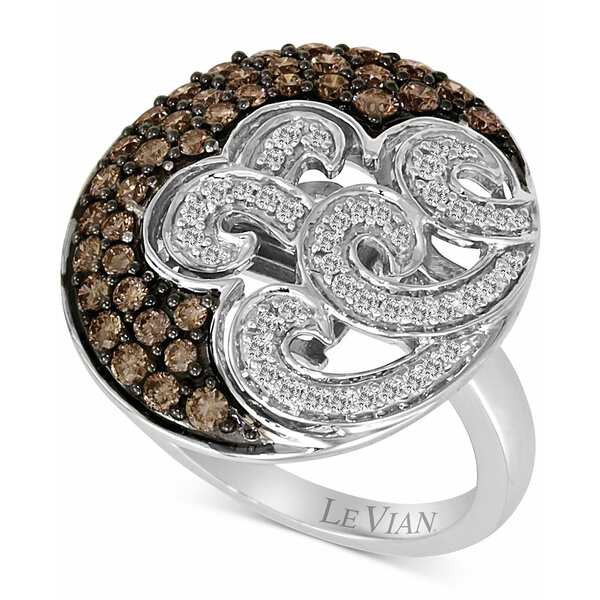 買取 口コミ ルヴァン レディース リング アクセサリー Chocolatier Diamond Swirl Ring 1 Ct T W In 14k White Gold White Gold クーポン利用で半額 Can Benin Bj