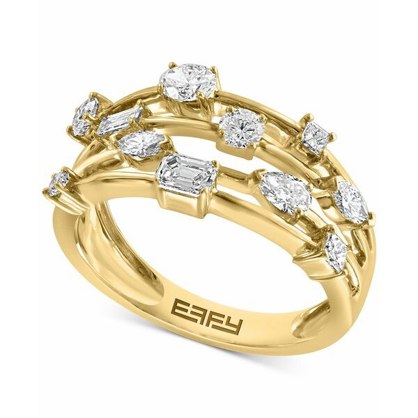 エフィー コレクション レディース リング アクセサリー EFFY® Diamond Multi-Shape Scatter Ring (3/4 ct. t.w.) in 14k Gold Yello