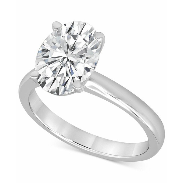 バッジェリーミシュカ レディース リング アクセサリー Certified Lab Grown Diamond Oval-Cut Solitaire Engagement Ring (3 ct. t.w.)