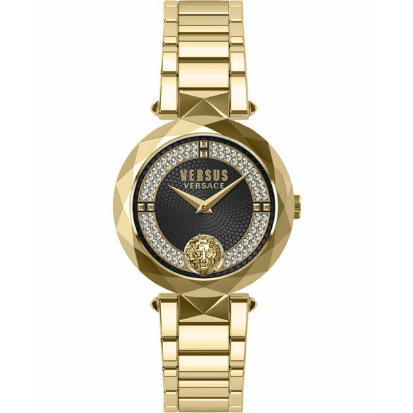 ヴェルサス ヴェルサーチ レディース 腕時計 アクセサリー Versus by Versace Women's Covent Garden Gold-tone Stainless Steel Bracele