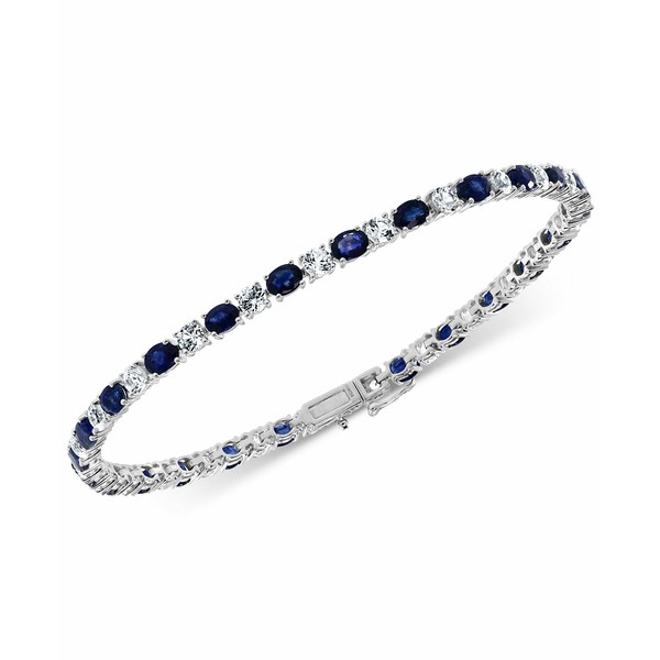 エフィー コレクション レディース ブレスレット・バングル・アンクレット アクセサリー EFFY® White & Blue Sapphire Tennis Bracel