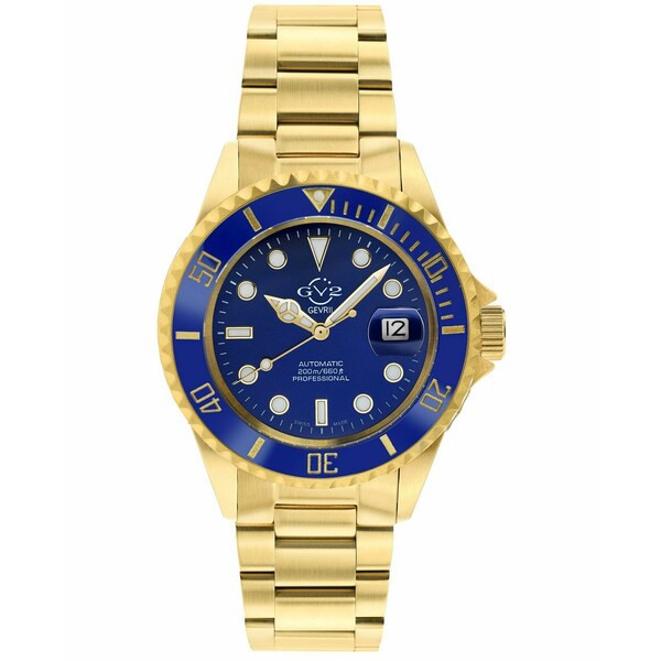 ジェビル メンズ 腕時計 アクセサリー Men's Liguria Swiss Automatic Ion Plating Gold-Tone Stainless Steel Bracelet Watch 42mm Gold