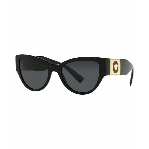 ヴェルサーチ レディース サングラス＆アイウェア アクセサリー Women's Sunglasses, VE4398 55 BLACK/DARK GREY