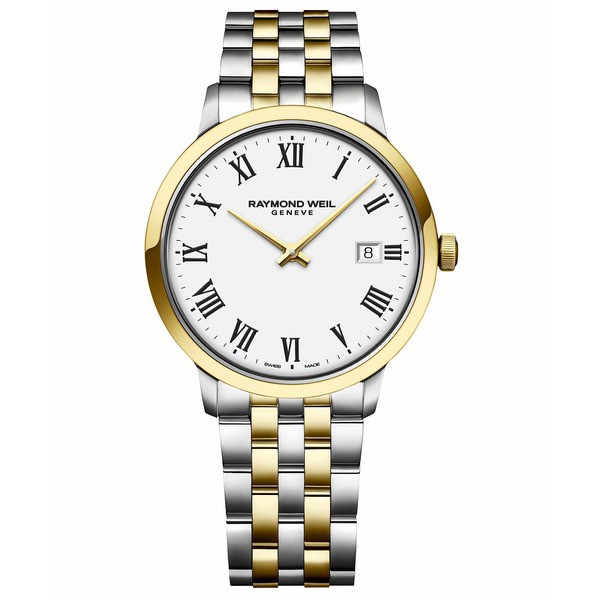 レイモンドウェイル メンズ 腕時計 アクセサリー Men's Swiss Toccata Two-Tone Stainless Steel Bracelet Watch 39mm Two Tone