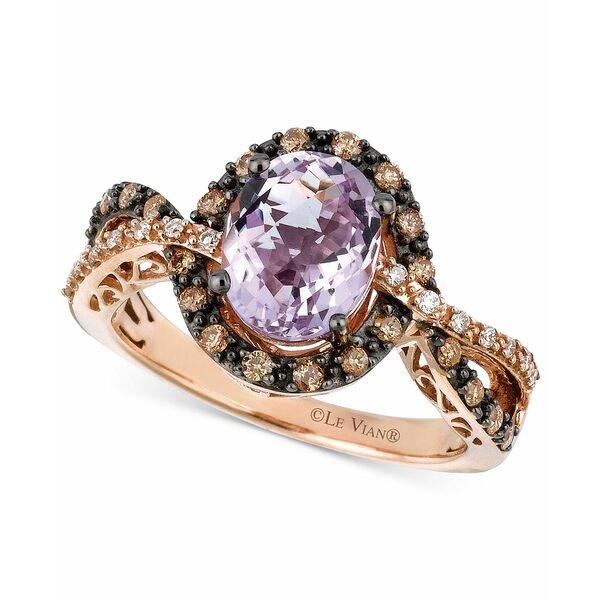 ルヴァン レディース リング アクセサリー Cotton Candy Amethyst (1-3/4 ct. t.w.) & Diamond (1/3 ct. t.w.) Ring in 14k Rose Gold Ro