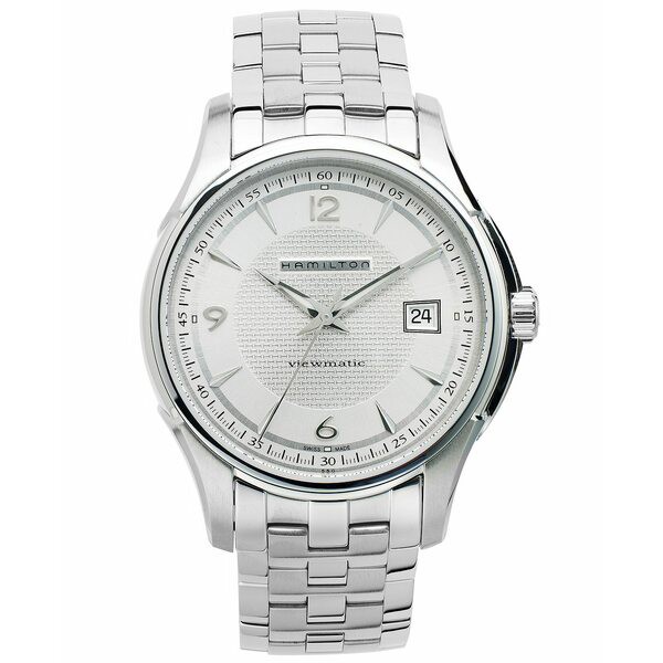 ハミルトン メンズ 腕時計 アクセサリー Men's Swiss Automatic Jazzmaster Viewmatic Stainless Steel Bracelet Watch 40mm H32515155 N