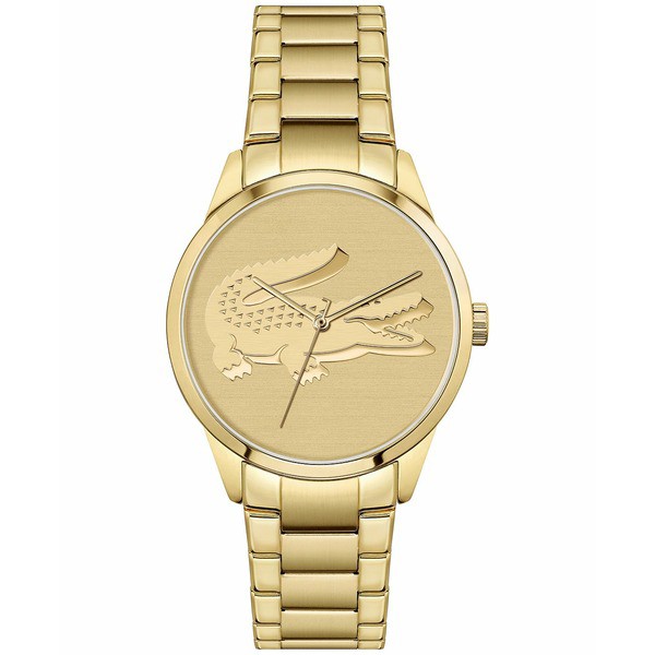 ラコステ レディース 腕時計 アクセサリー Women's Ladycroc Gold-Tone Bracelet Watch 36mm Gold