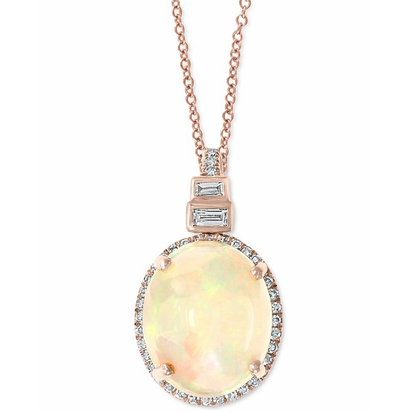 エフィー コレクション レディース ネックレス・チョーカー・ペンダントトップ アクセサリー EFFY® Opal (3-1/6 ct. t.w.) & Diamond