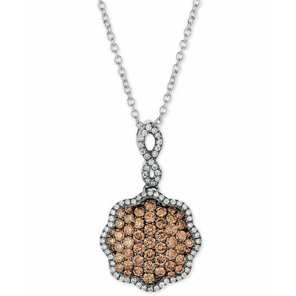 ルヴァン レディース ネックレス・チョーカー・ペンダントトップ アクセサリー Chocolatier® Diamond Pavé 18" Pendant Neckl