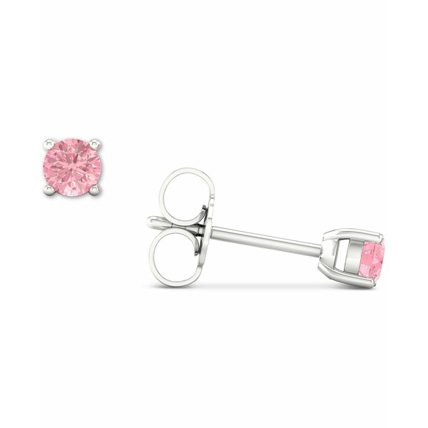 フォーエバー グロウン ダイヤモンズ レディース ピアス＆イヤリング アクセサリー Lab-Created Pink Diamond Stud Earrings (1/4 ct. t